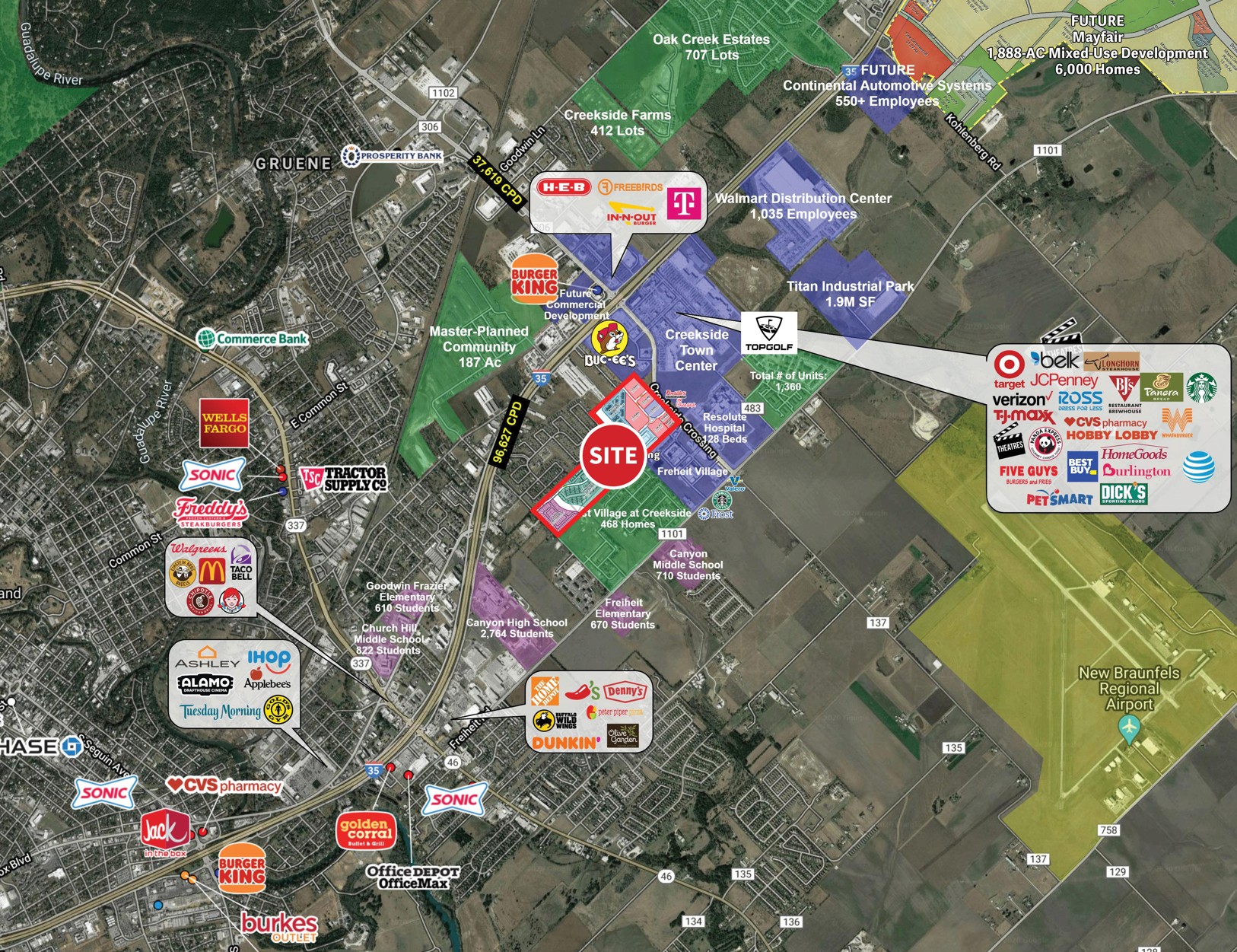 Creekside Crossing & Sophie Ln