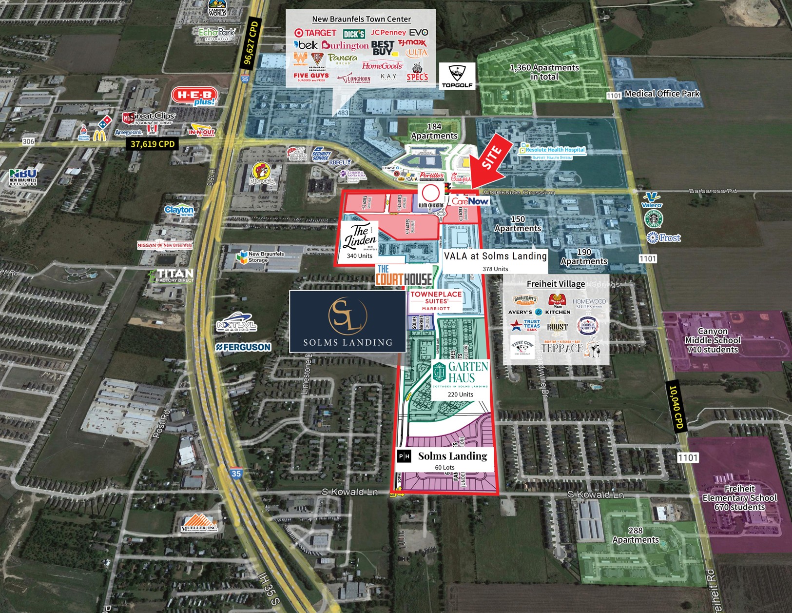 Creekside Crossing & Sophie Ln