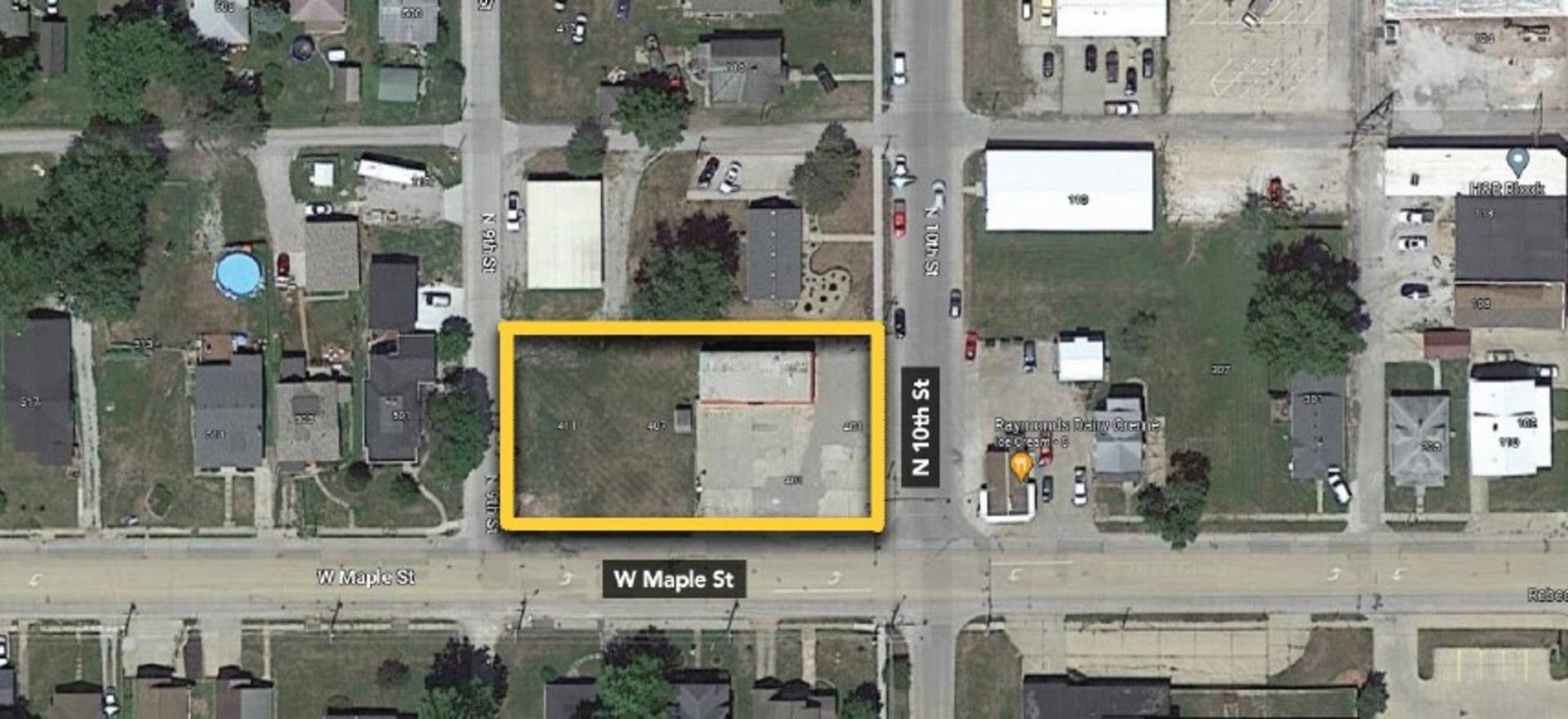 401, 407, 411 W. Maple St
