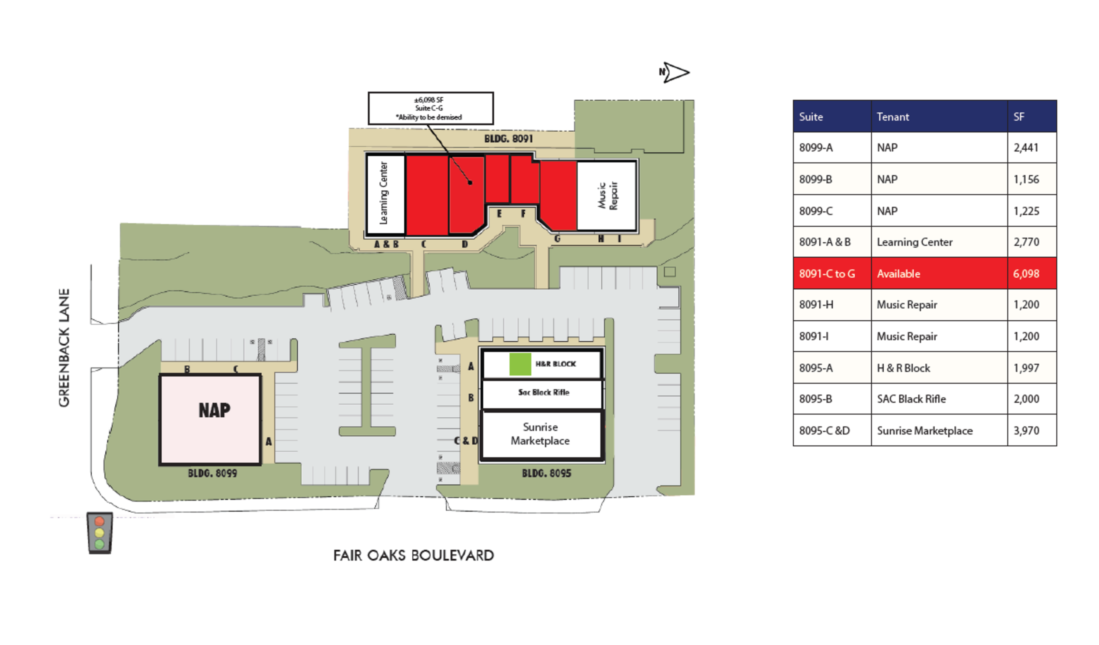 Greenfaire Village, 8099 Greenback Ln JLL Properties US