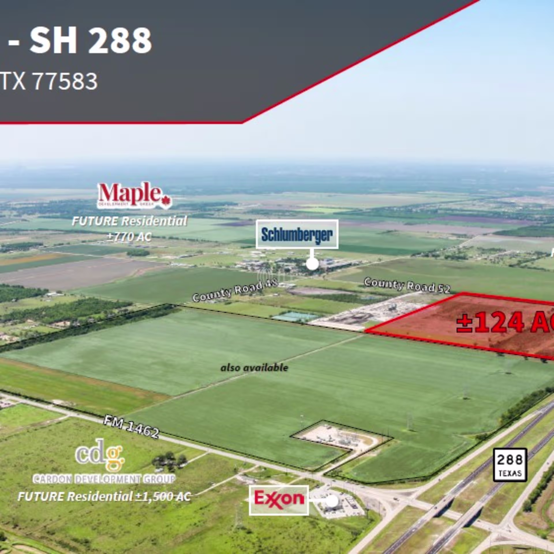 SH 288 and CR 52