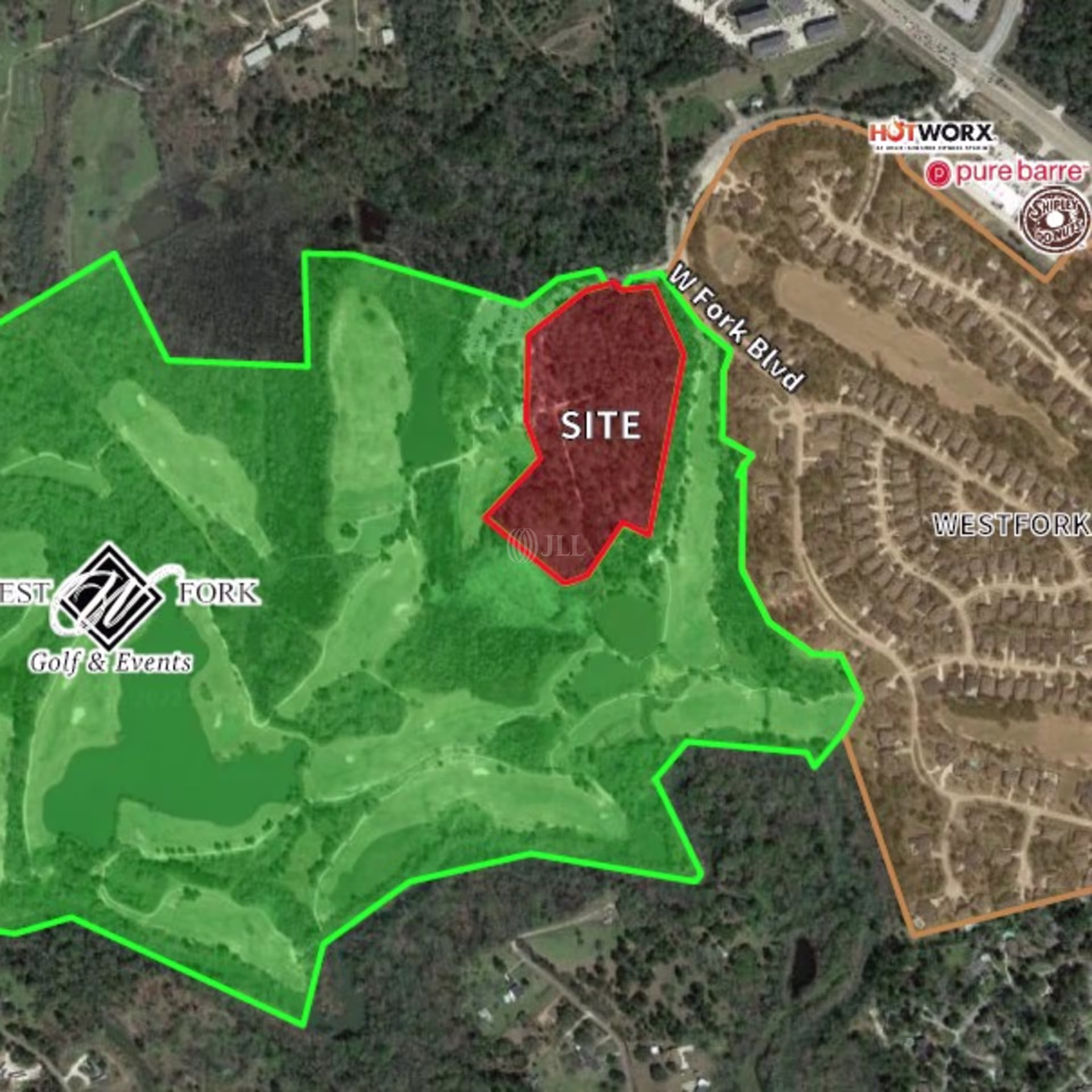 Golf Ridge Dr & West Fork Blvd