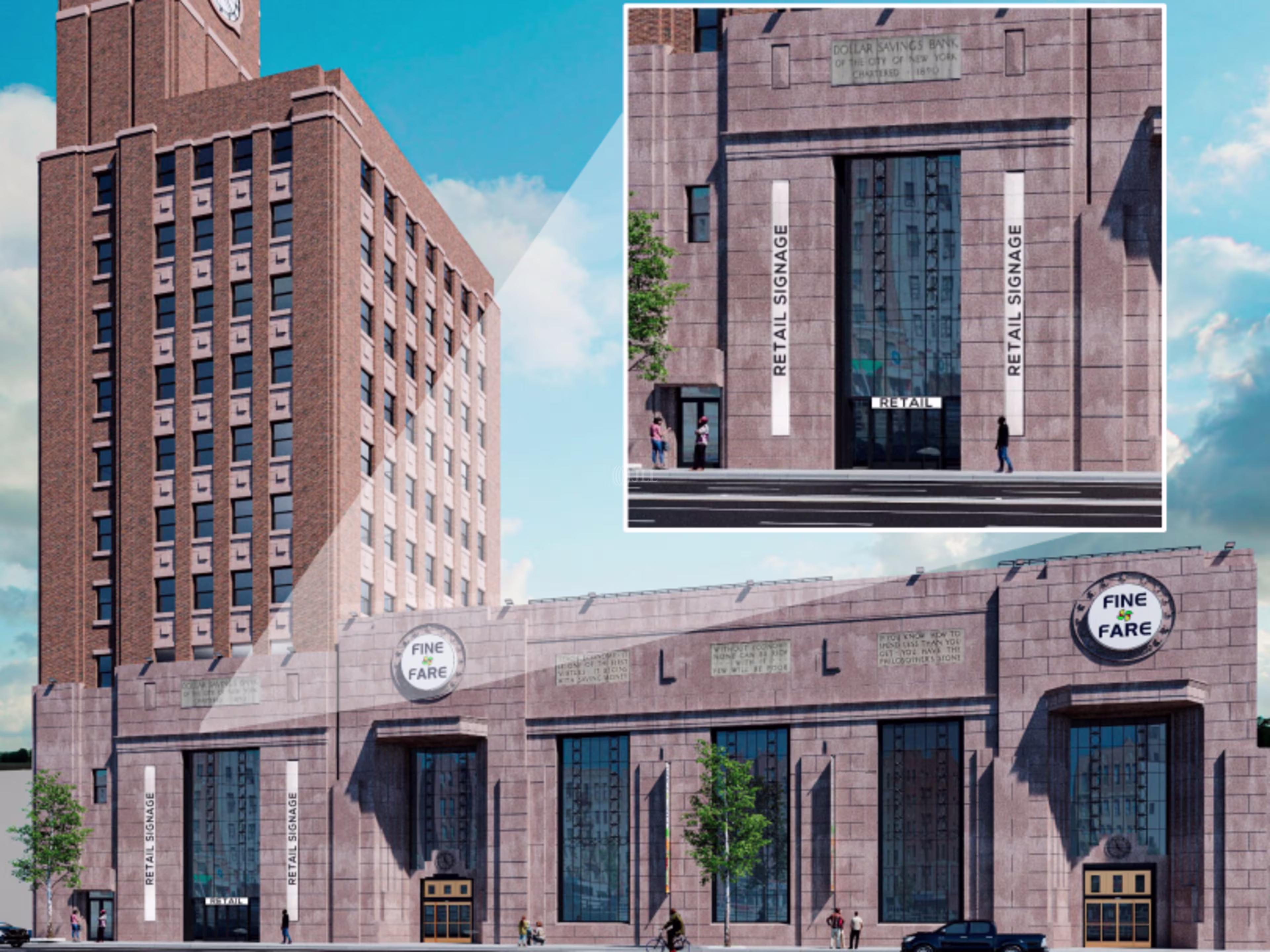 The Clock Tower Redevelopment | Lower Level Retail Opportunity