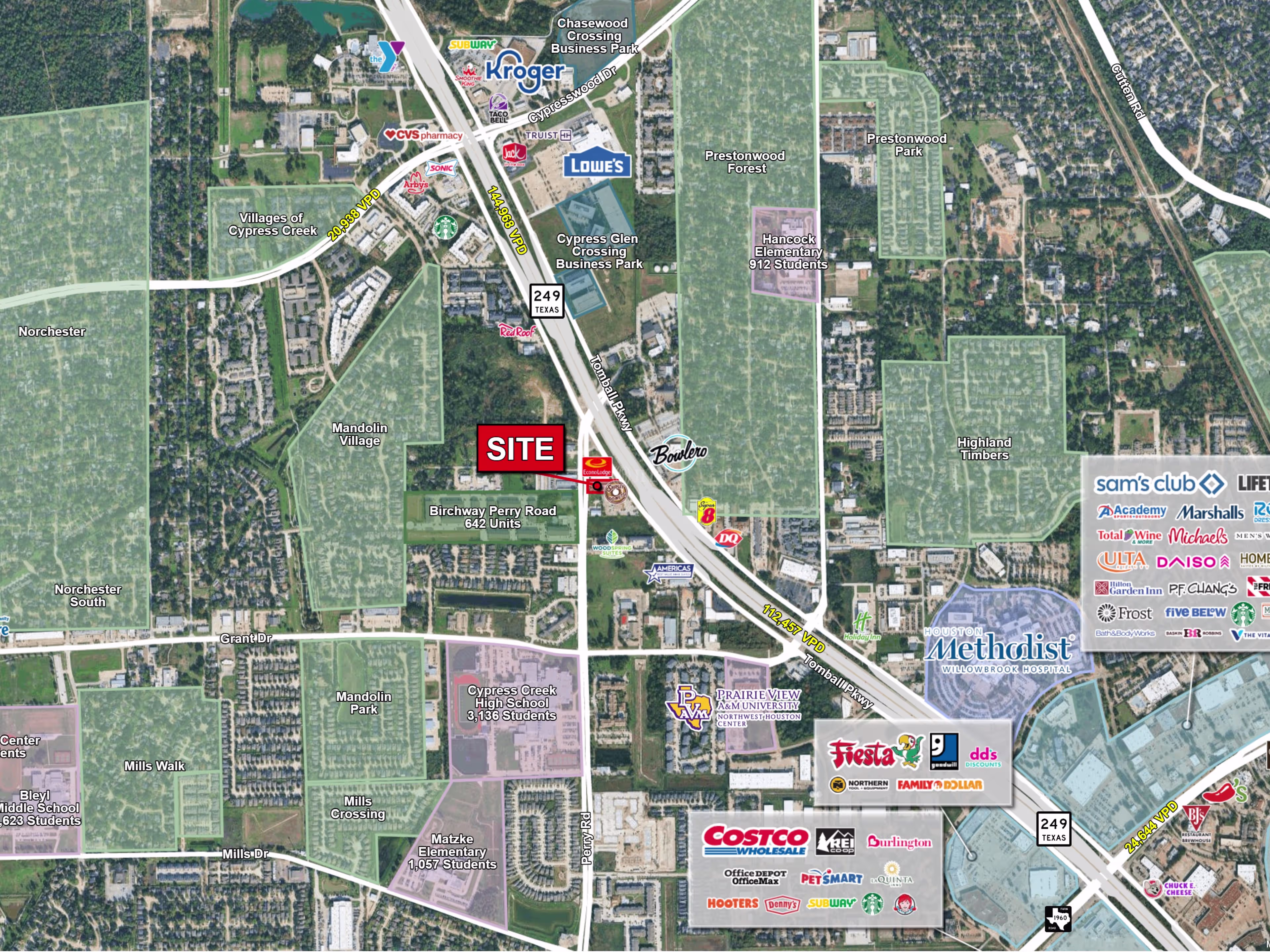 2,000 SF Endcap Tomball Pkwy