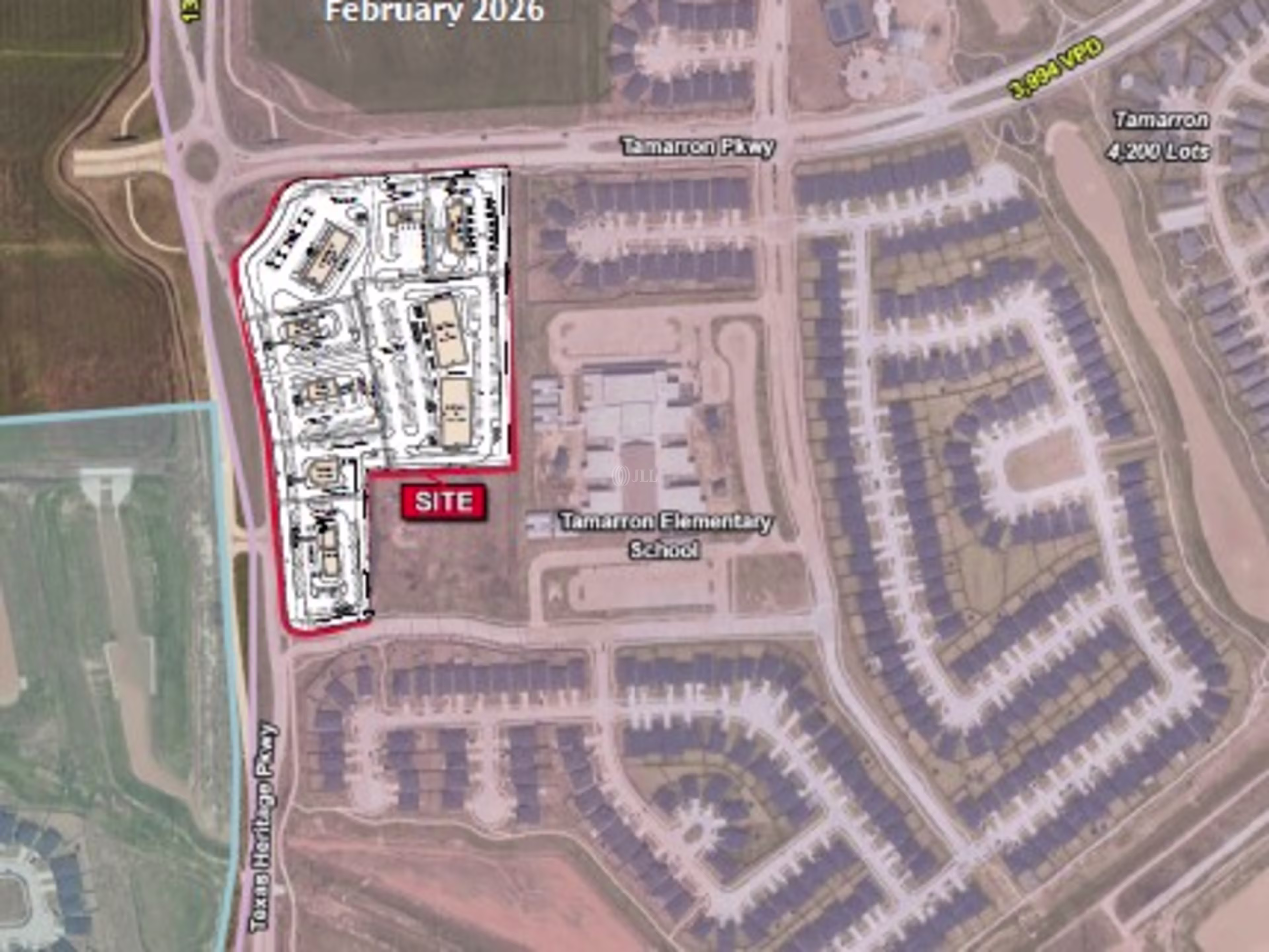 Pads at SEQ Texas Heritage Pkwy & Tamarron Pkwy