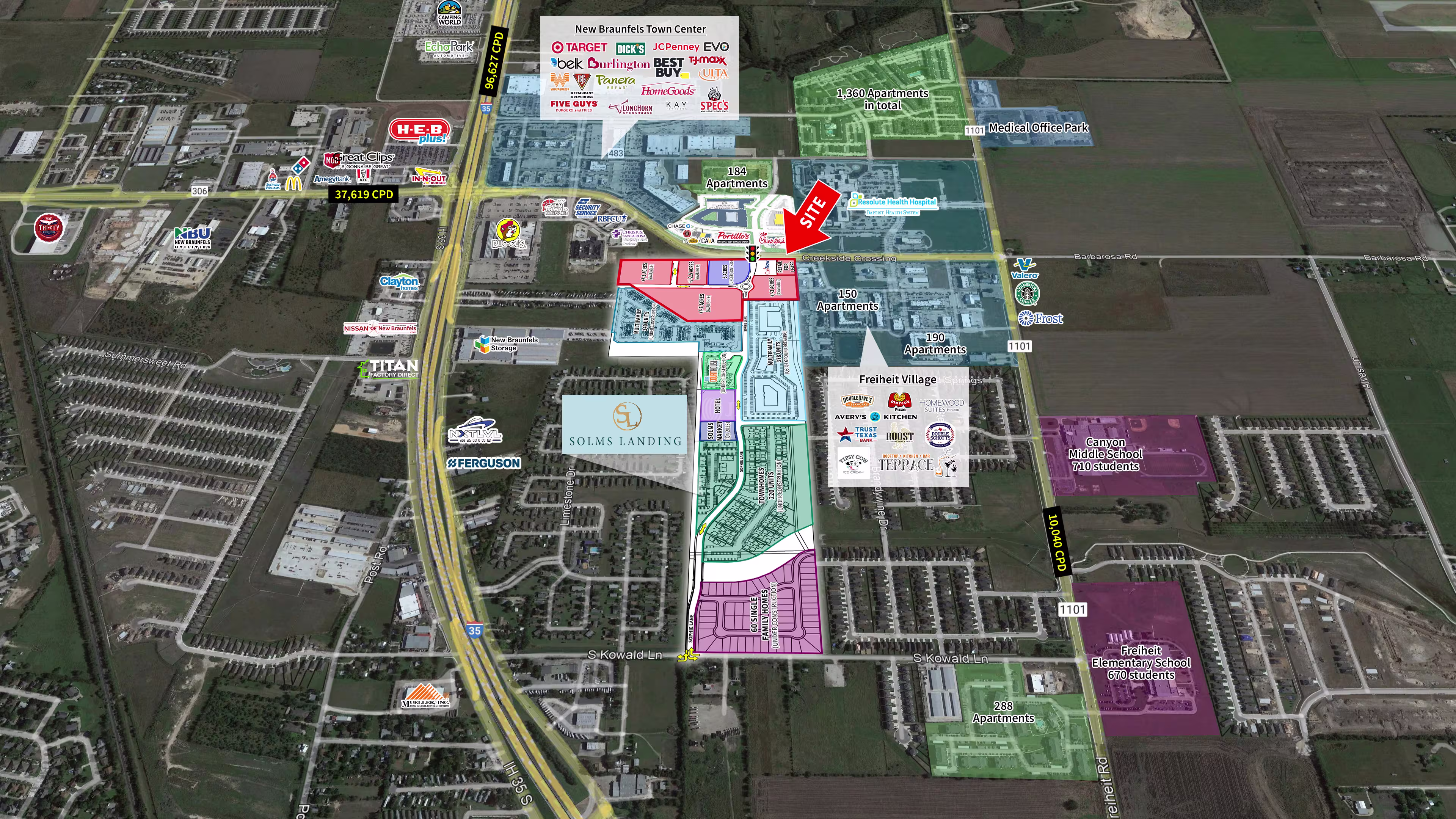 Creekside Crossing & Sophie Ln