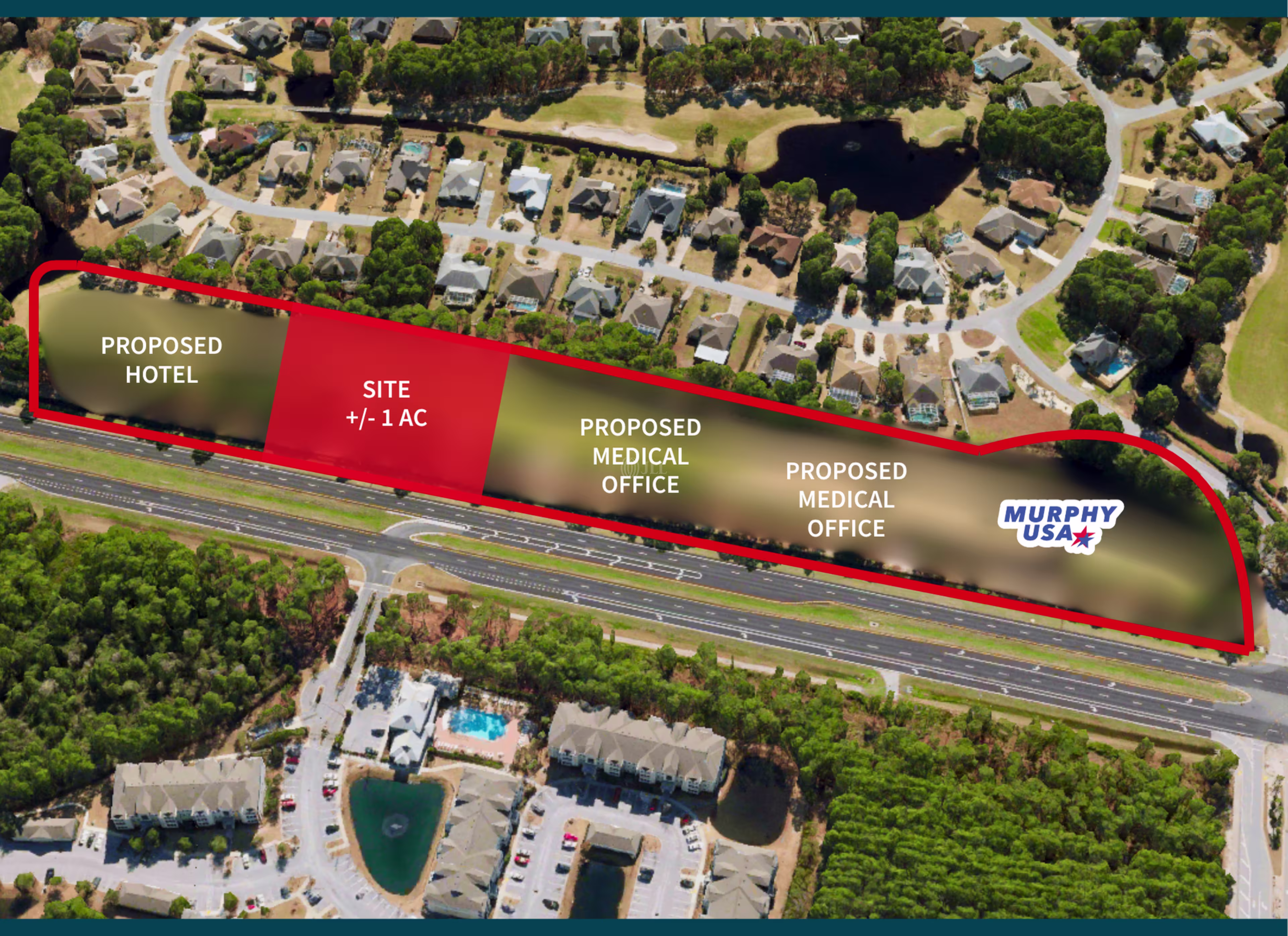 Hwy 98 and N Glades Trail