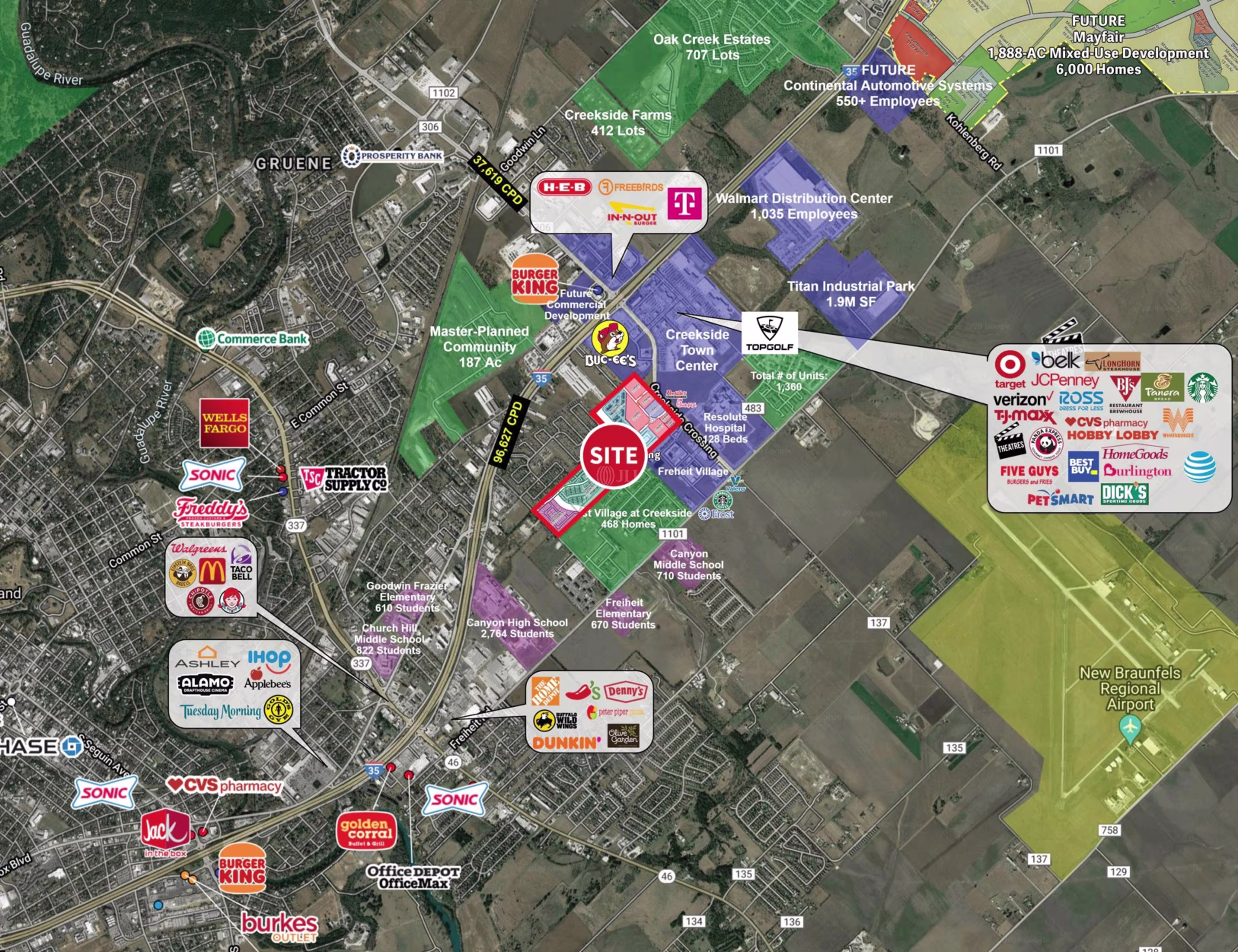 Creekside Crossing & Sophie Ln