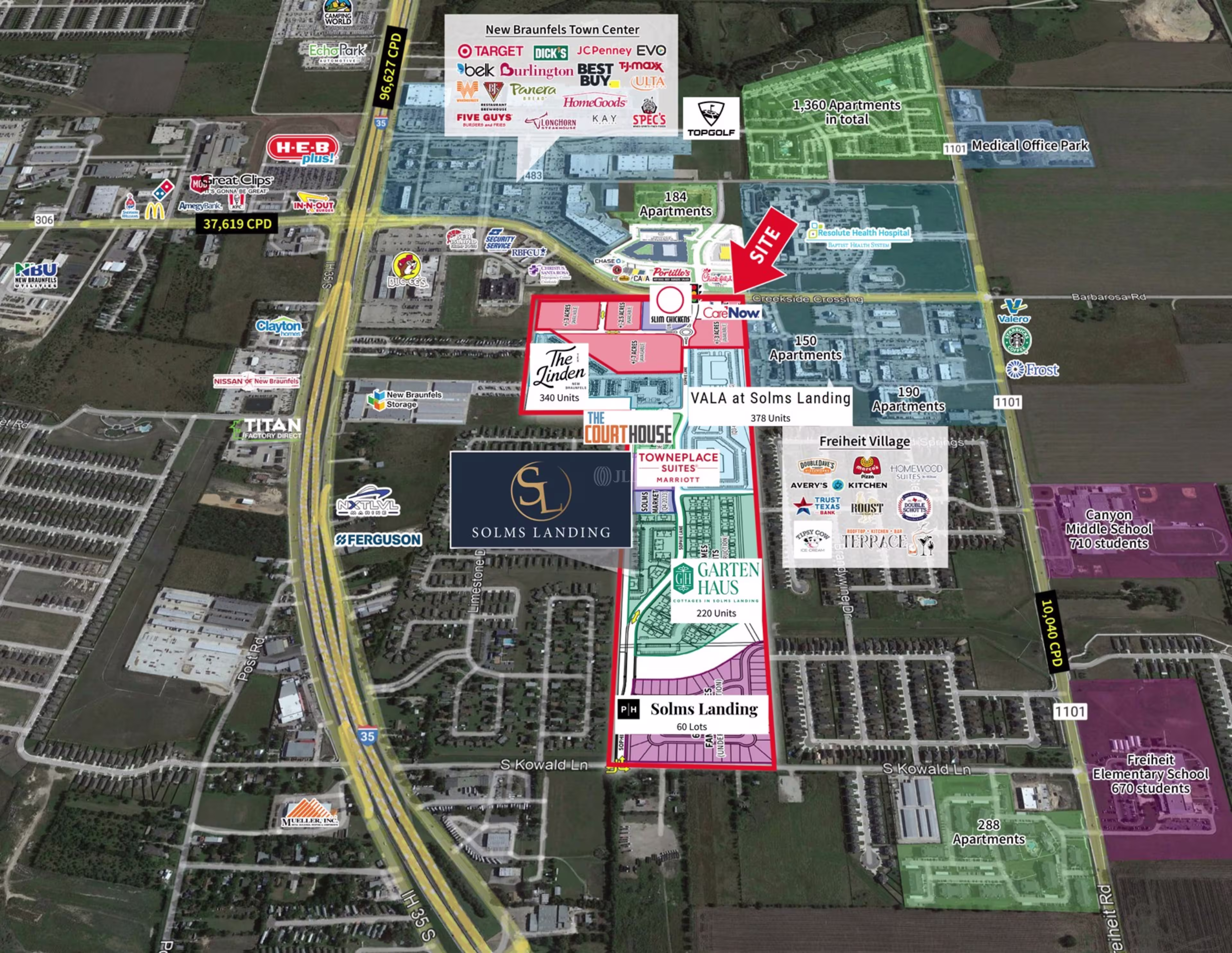 Creekside Crossing & Sophie Ln