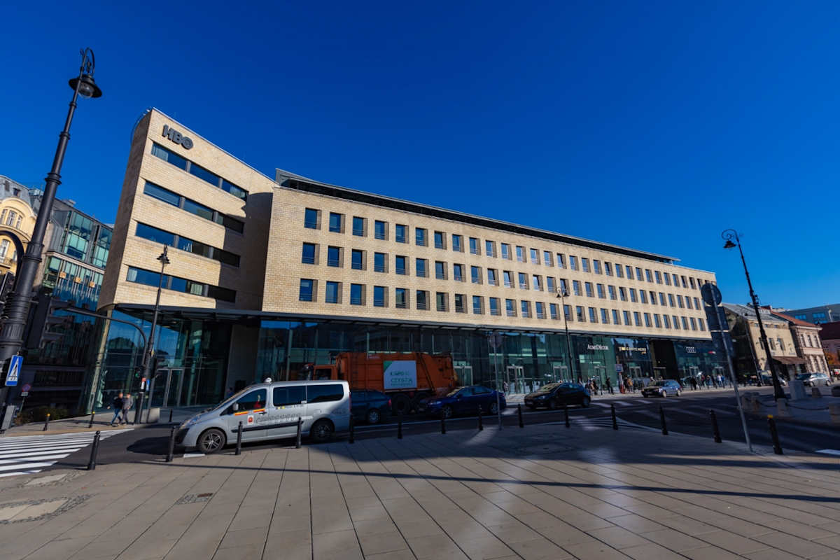 Widok z Pl. Trzech Krzyży