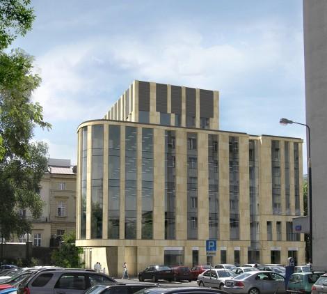 Budynek oferujący powierzchnie biurowe do wynajęcia