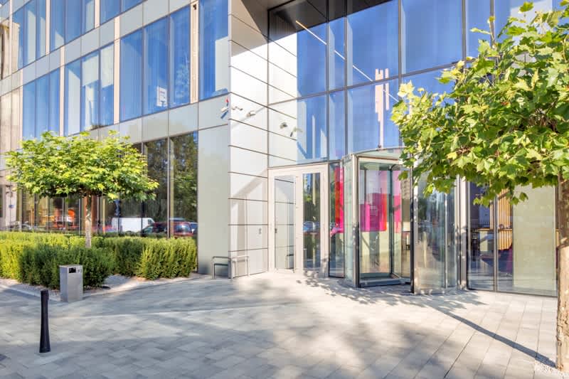 Entrance of the building