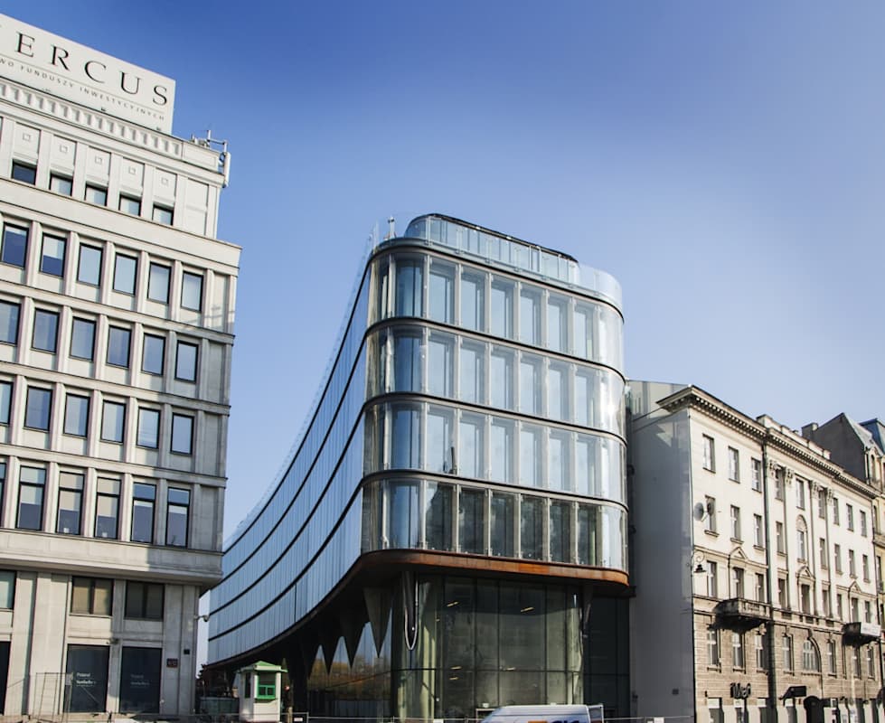 Office building - view from Nowy Świat Street
