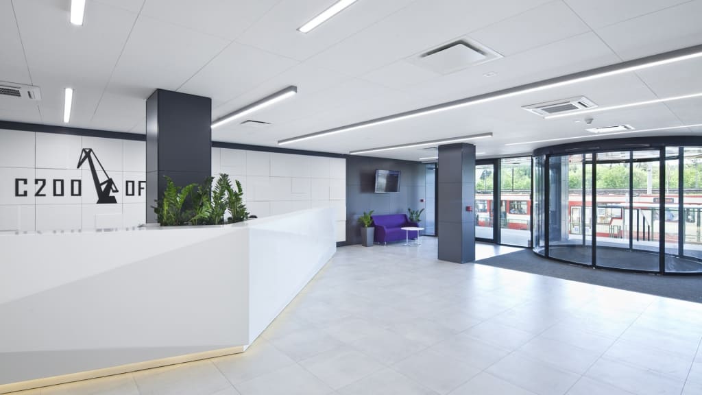 Lobby i recepcja w biurowcu
