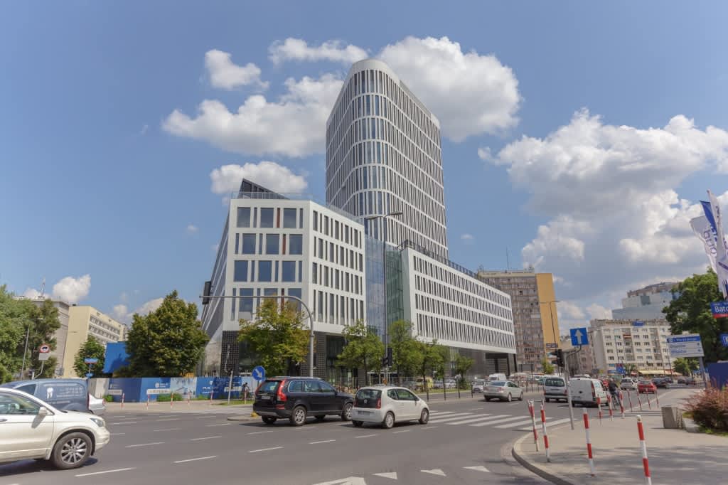 Office building, Waryńskiego Street view
