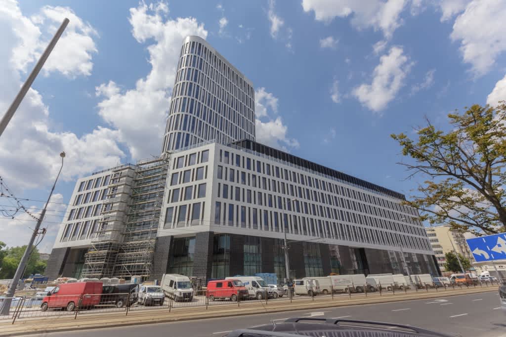 Office building, Puławska Street view