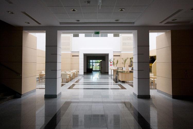 Entrance to the office building