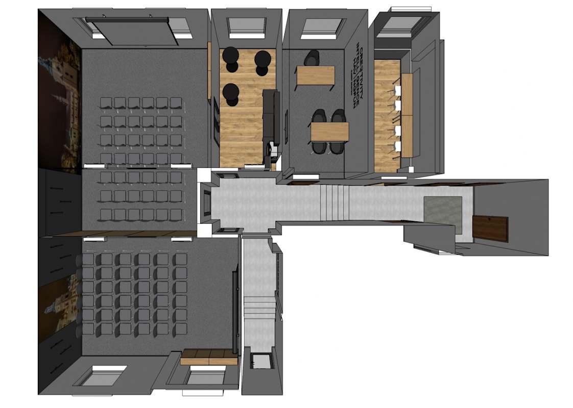 Wizualizacja salki konferencyjnej
