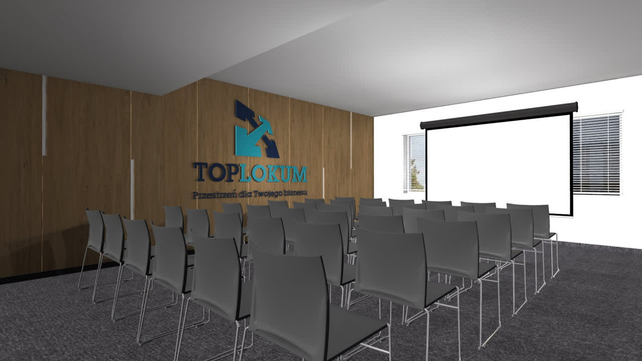 Wizualizacja salki konferencyjnej