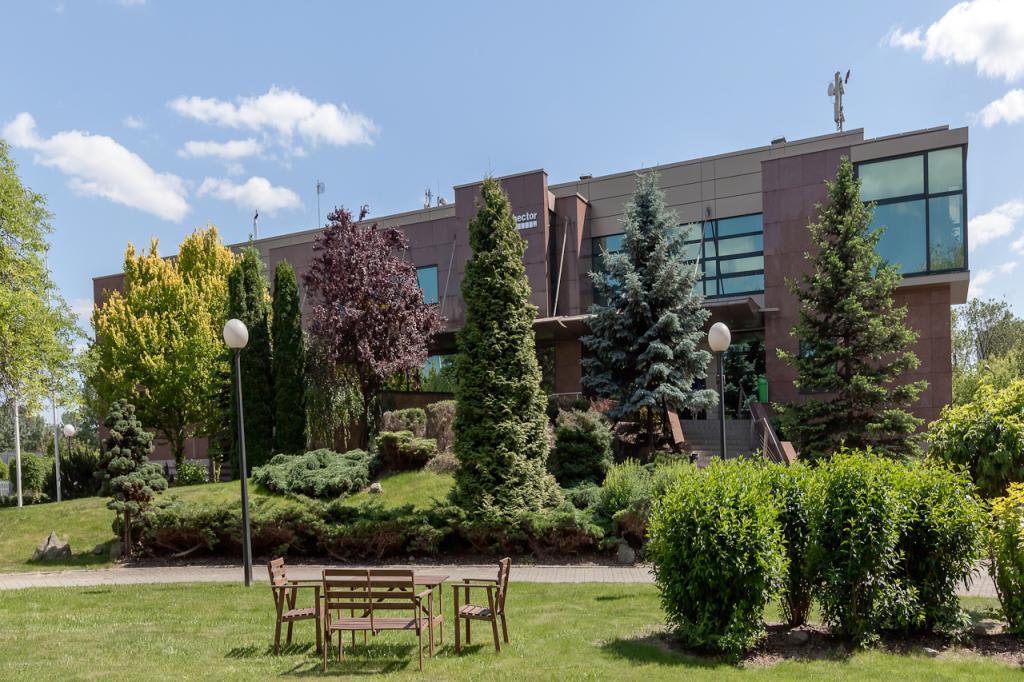 Office building - view from the park