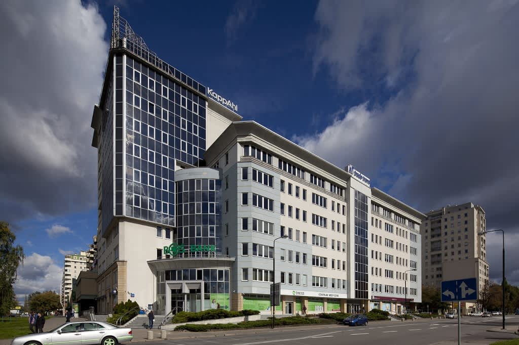 Widok na budynek biurowy