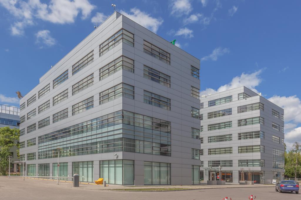 Main view of the office building