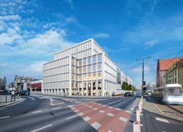 New office block in Wrocław