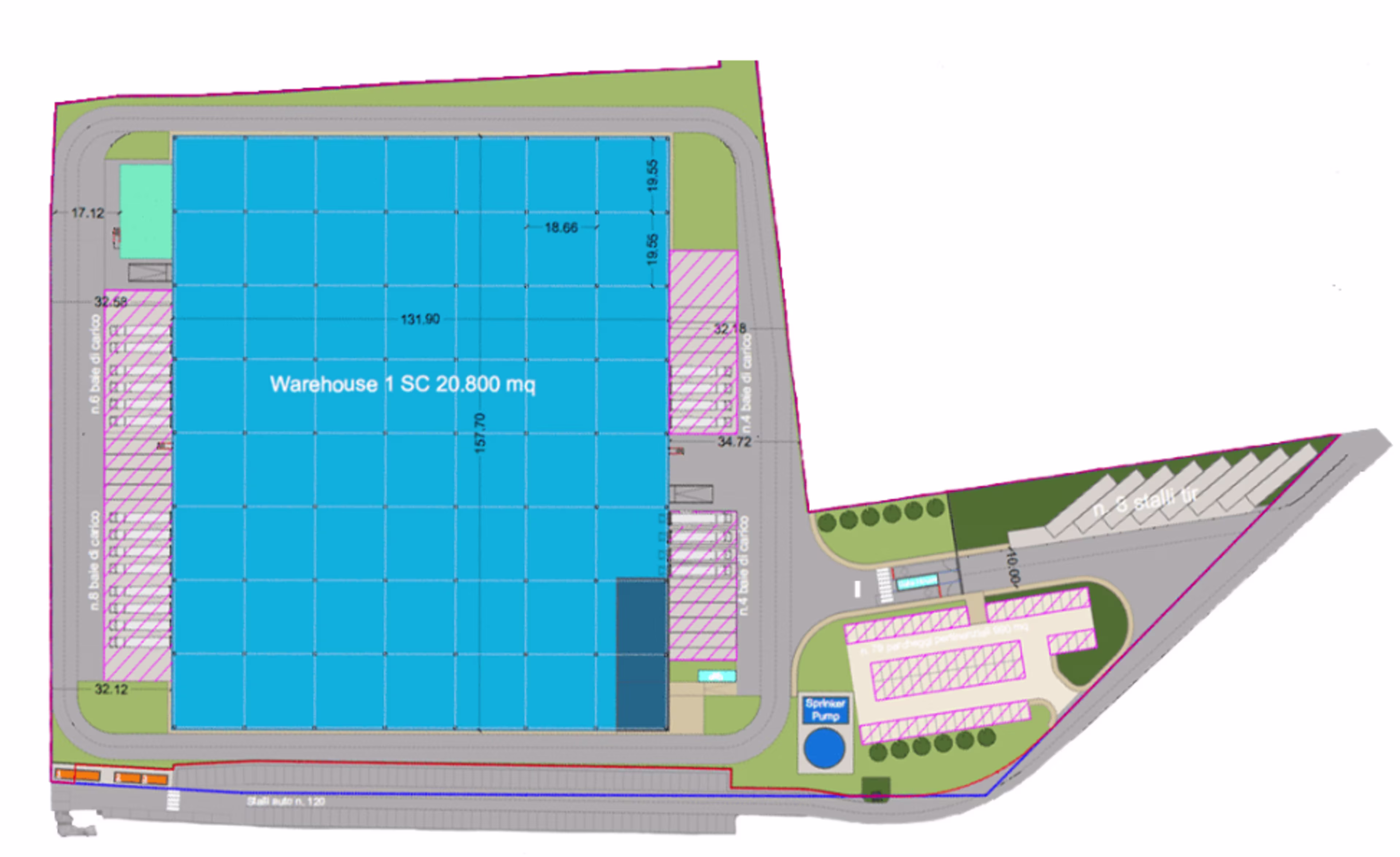 Immobile logistico in locazione ad Anagni (Frosinone)