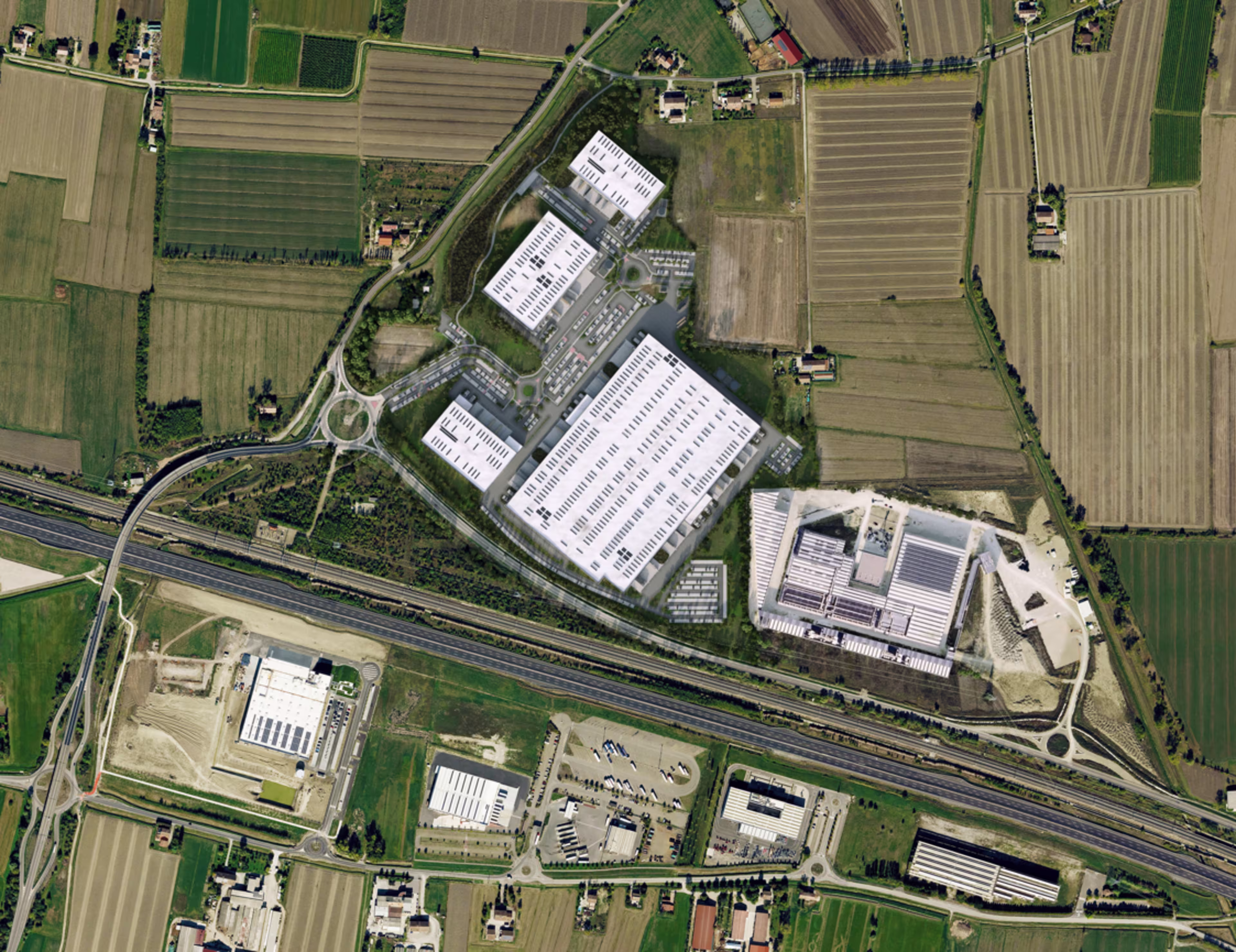 Nuovo sviluppo logistico in locazione a Reggio Emilia