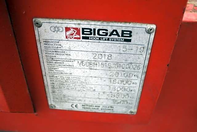 Bigab Hooklift Trailer