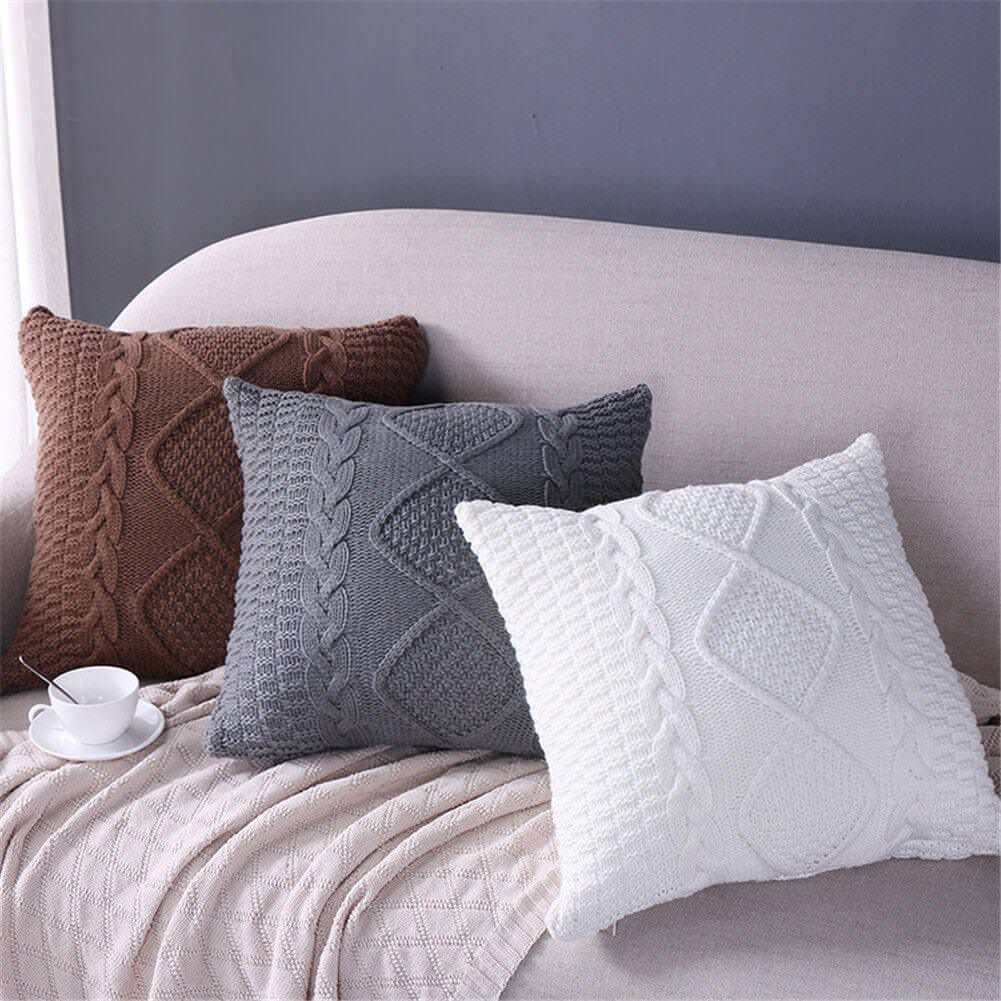 Manufacturer of Knitted Pillow Covers, Throws Etc Homeware Products