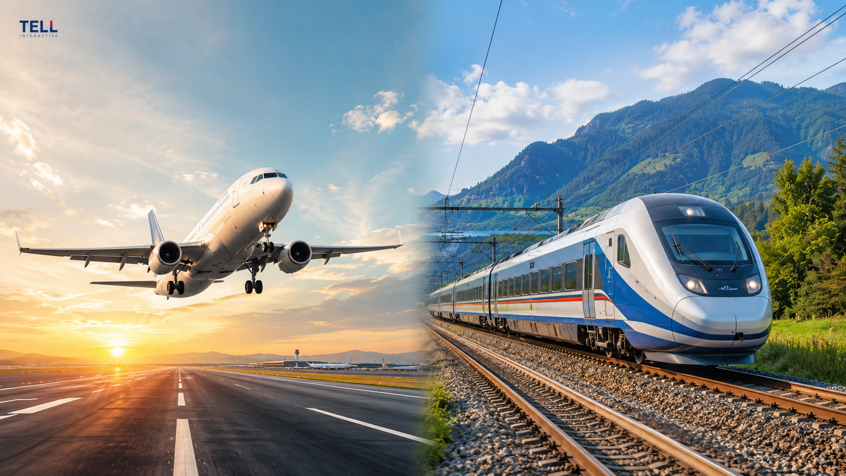 Plane or train