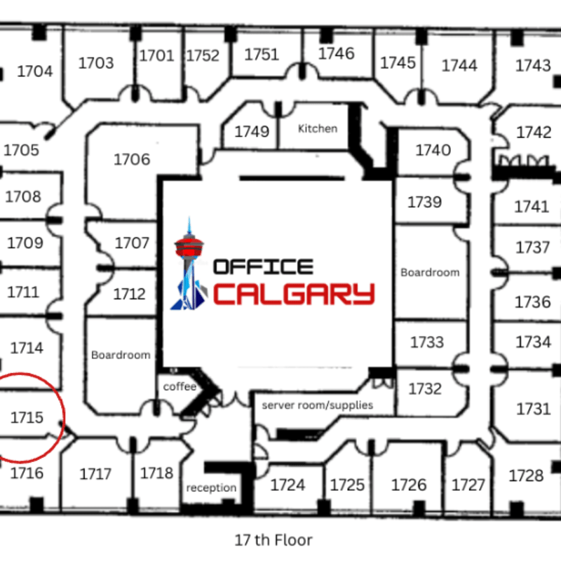 Private Office #1715 - 135 sqft - Window View