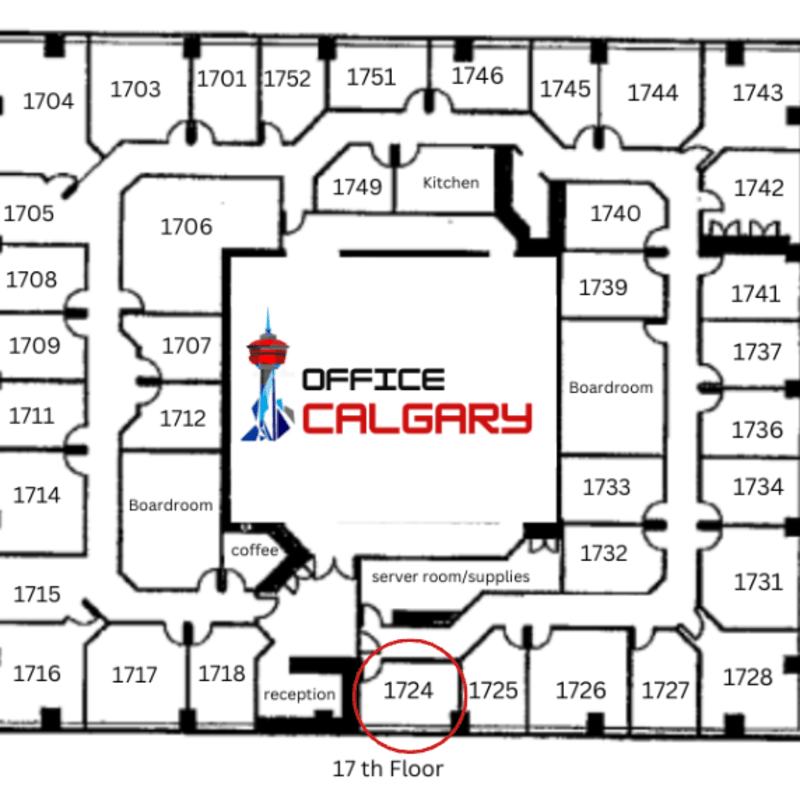 Private Office #1724 - 140 sqft - Window View