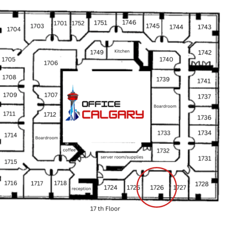 Private Office #1726 - 218 sqft - Window View