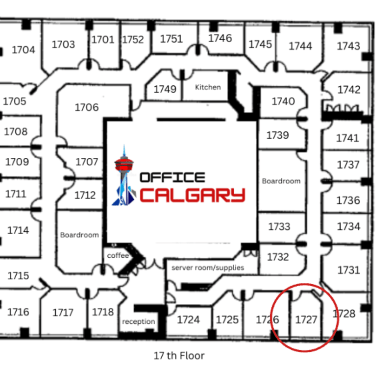 Private Office #1727 - 115 sqft - Window View