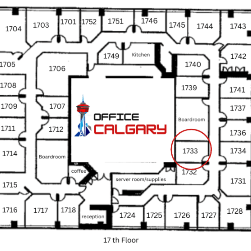 Private Office #1733- 143 sqft - Interior Office