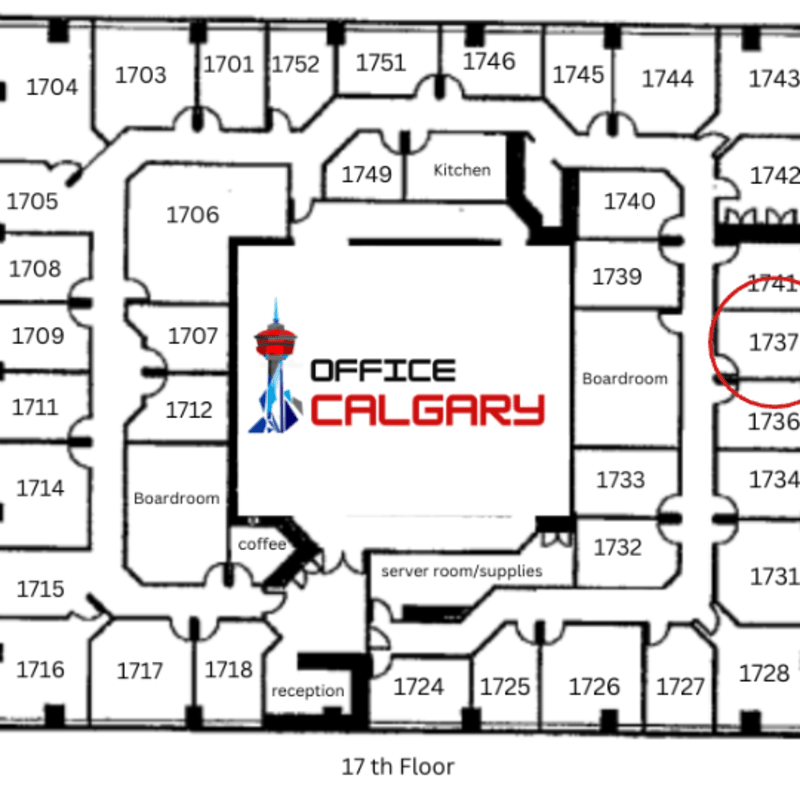 Private Office #1737 - 143 sqft - Window View