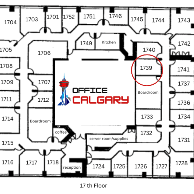 Private Office #1739- 143 sqft - Interior Office