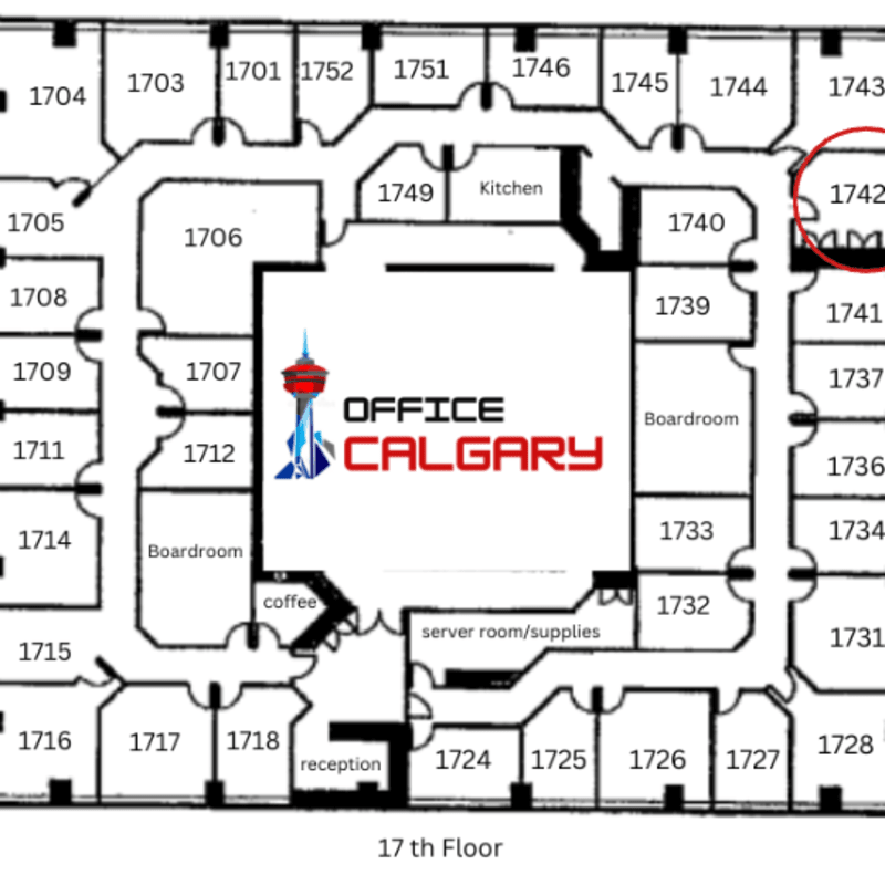 Private Office #1742 - 180 sqft - Window View