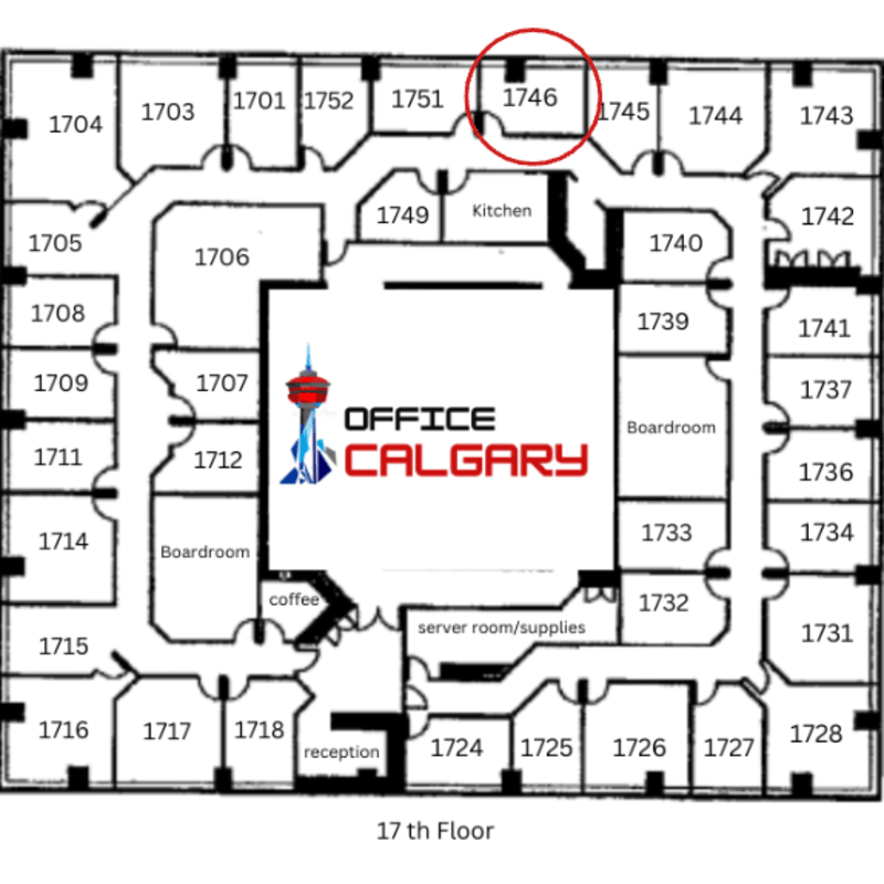 Private Office #1746 - 145 sqft - Window View