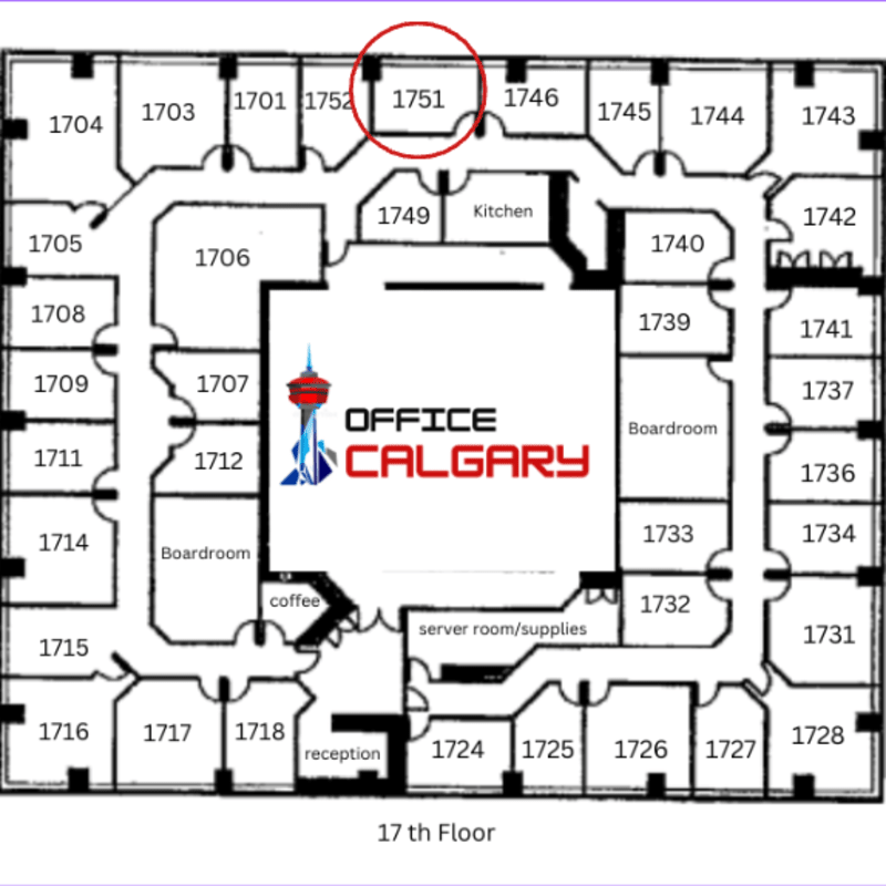 Private Office #1751 - 140 sqft - Window View