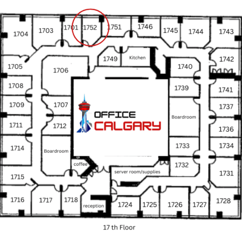 Private Office #1752 - 126 sqft - Window View