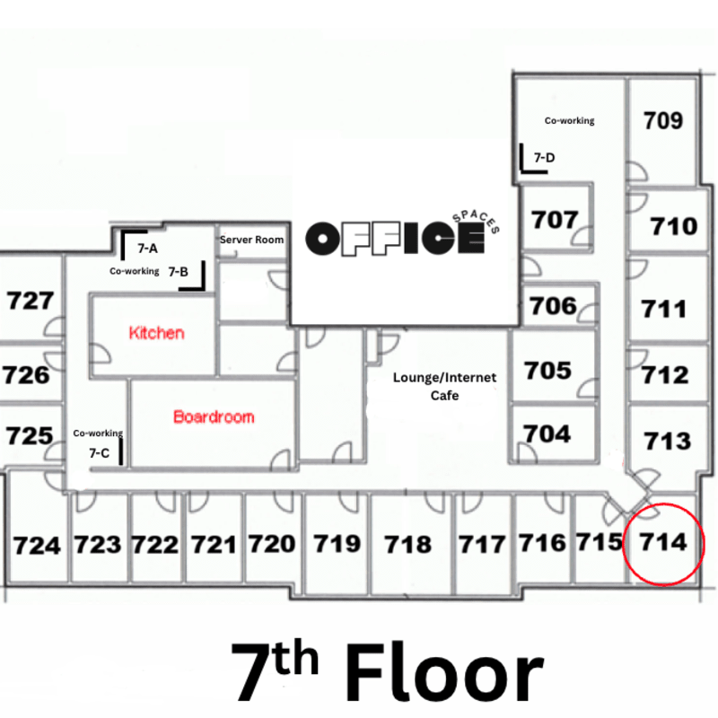 Private Office #714 - Window Corner Office