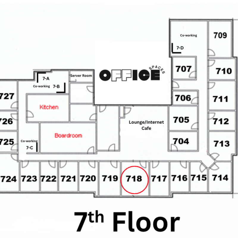 Private Office #718 - Window Office