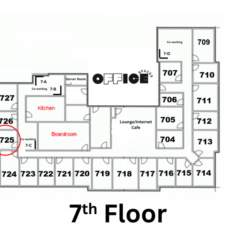 Private Office #725 - Window Office