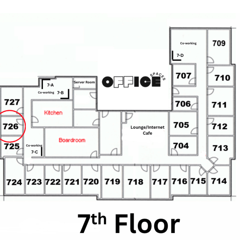Private Office #726 - Window Office
