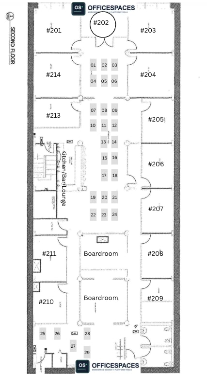 Private Office #202 - 240 Sqft - 24/7 access / Monthly