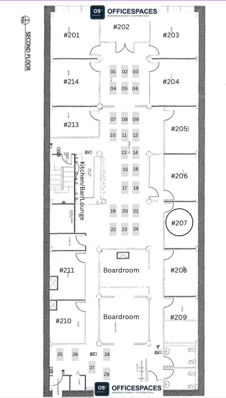 Private Office #207 - 200 Sqft - 24/7 Access / Monthly