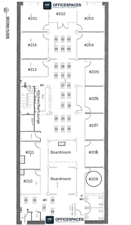 Private Office #209 - 200 Sqft - 24/7 Access / Monthly